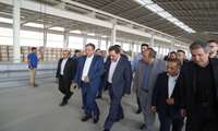 بازدید وزیر صمت از یک طرح تولیدی در حال ساخت در شهرک صنعتی فاز ۳ ارومیه
