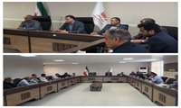 نشست مدیرعامل شرکت شهرکهای صنعتی خوزستان با اعضای هیئت مدیره شرکت خدماتی شهرک صنعتی شماره ۳ اهواز