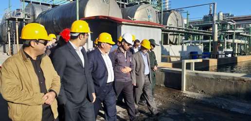بازدید فرماندهی قرارگاه شیمیایی سازمان پدافند غیرعامل کشور از ناحیه صنعتی شهید بابایی استان مرکزی 